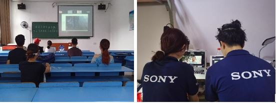 今年梦想教室活动正式启动前，大学生接受线上培训