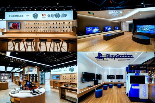 杭州索尼直营店展台