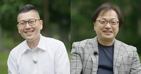 内田義崇（左）和堀井昭洋（右）