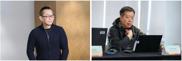 (左)夏军先生;(右)马庆宇老师