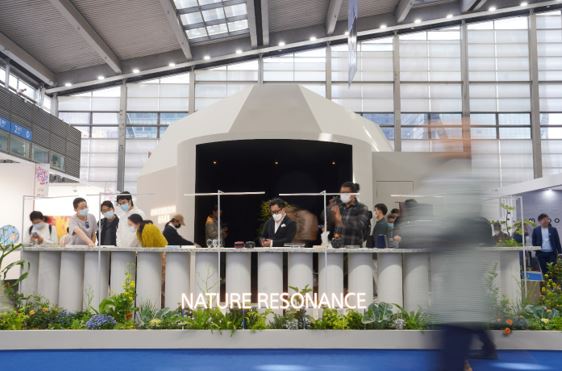 索尼“自然·共振”展台