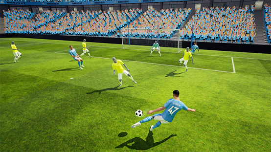 使用“沉浸式高光时刻”，从多个角度观看主场比赛的精彩录像