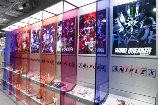新增的Aniplex IP及手办展示空间