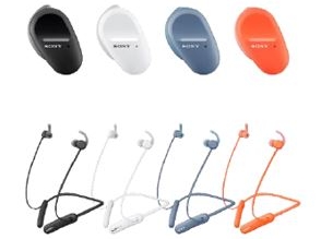 索尼真无线降噪运动耳机WF-SP800N及无线防水运动耳机WI-SP510提供四种配色供用户选择