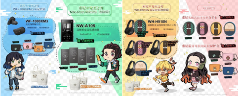 索尼×《鬼灭之刃》联名限定产品