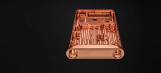 选用一体切割的4N级无氧铜材质(中)