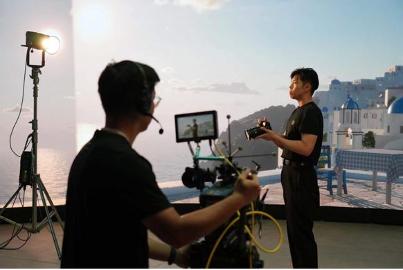 虚拟拍摄流程演示