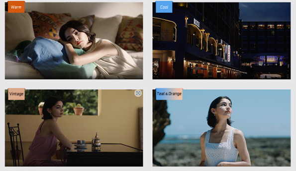 CineAltaB的4款色彩外观