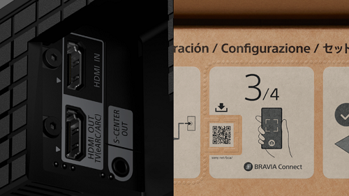 背板触点设计及包装的二维码(QR码)提示