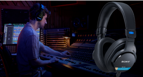 索尼封闭式专业监听耳机MDR-M1