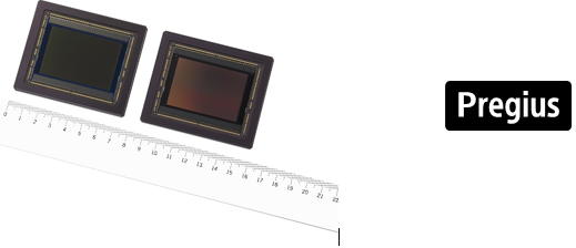 IMX661 CMOS图像传感器（左：彩色型号，右：黑白型号）